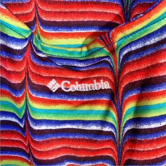 Columbia Rainbow Sleeveless Scoop Neck Athletic Dress Festival - Picture 5 of 9